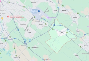 Pest county Üllő 4402sqm large land in economic, commercial, service zone for sale